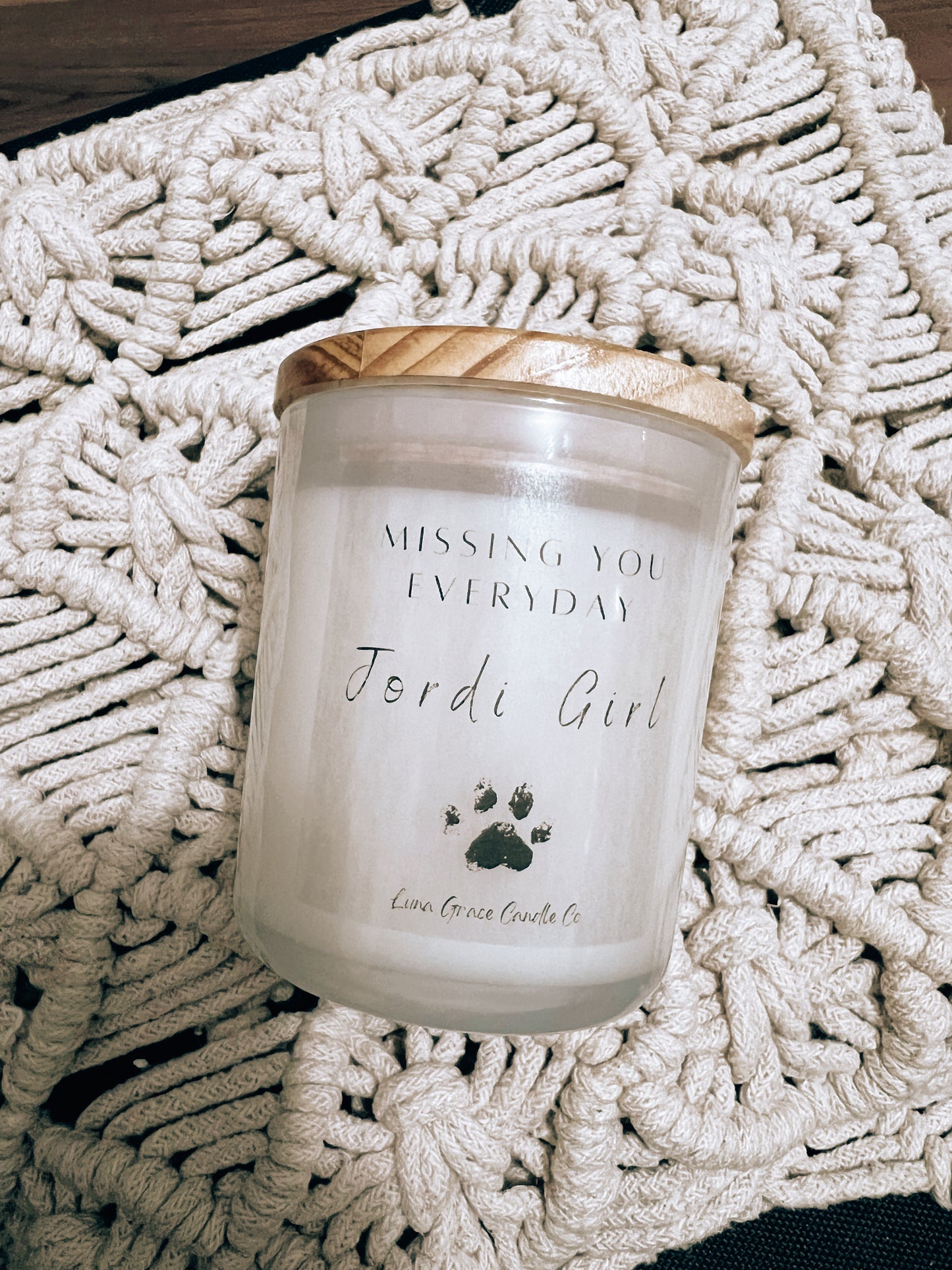 Pet Memorial Candle