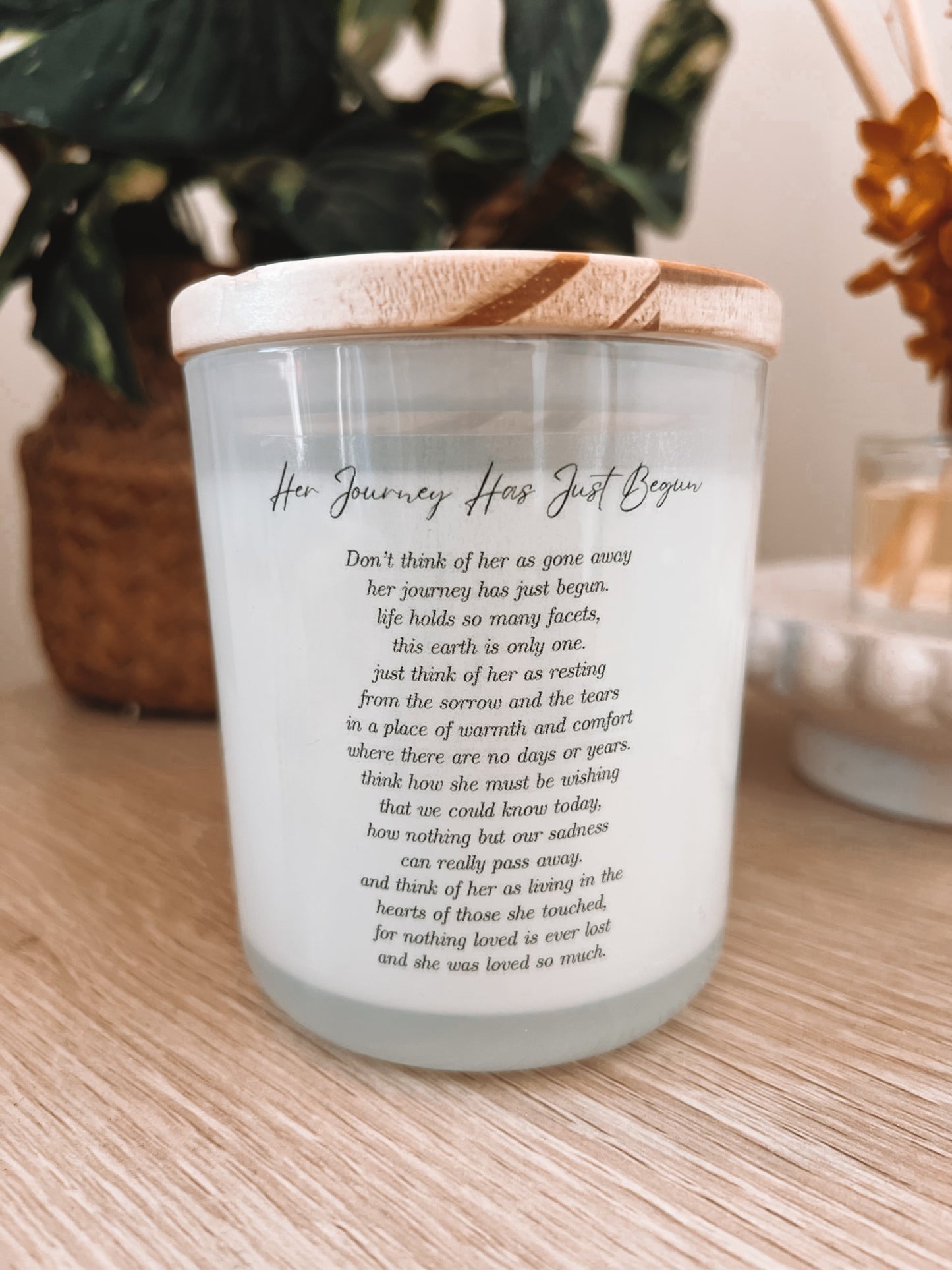 Memorial Candle / Personalised Candle