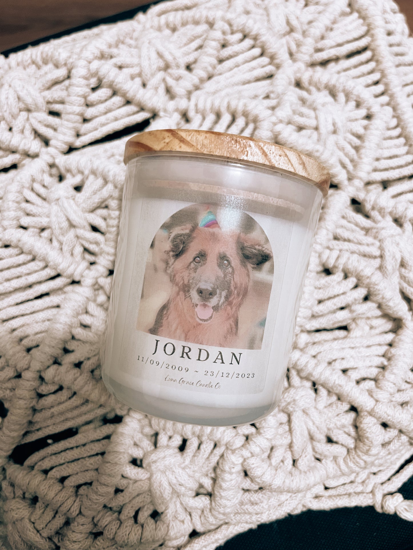 Pet Memorial Candle