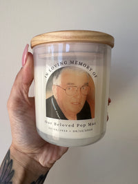 Memorial Candle - double sided