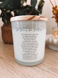 Memorial Candle - double sided