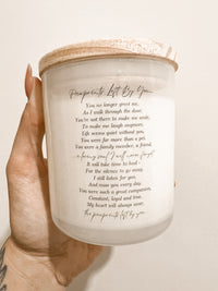 Pet Memorial Candle